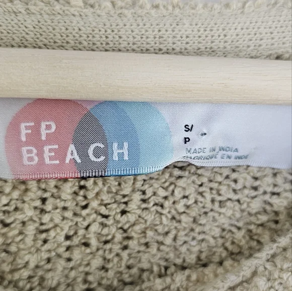 Free People Anthropologie by the fire cozy pullover oversized boxy sweater Small - Picture 6 of 7